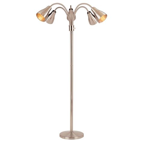 Some styles come with multiple lights. . Home depot floor lamp